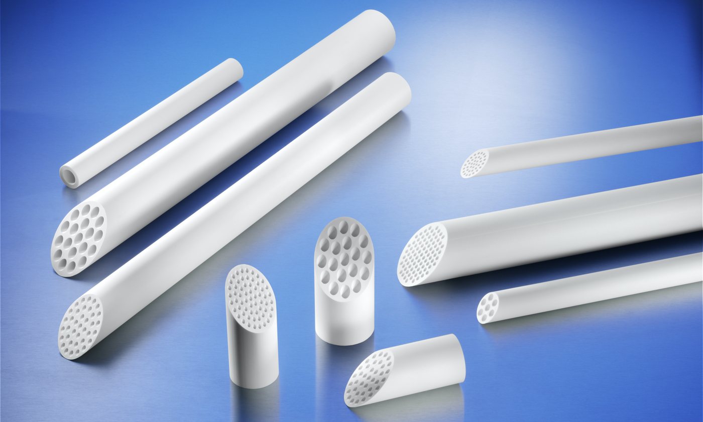 Ceramic membrane tubes for better filtration performance
